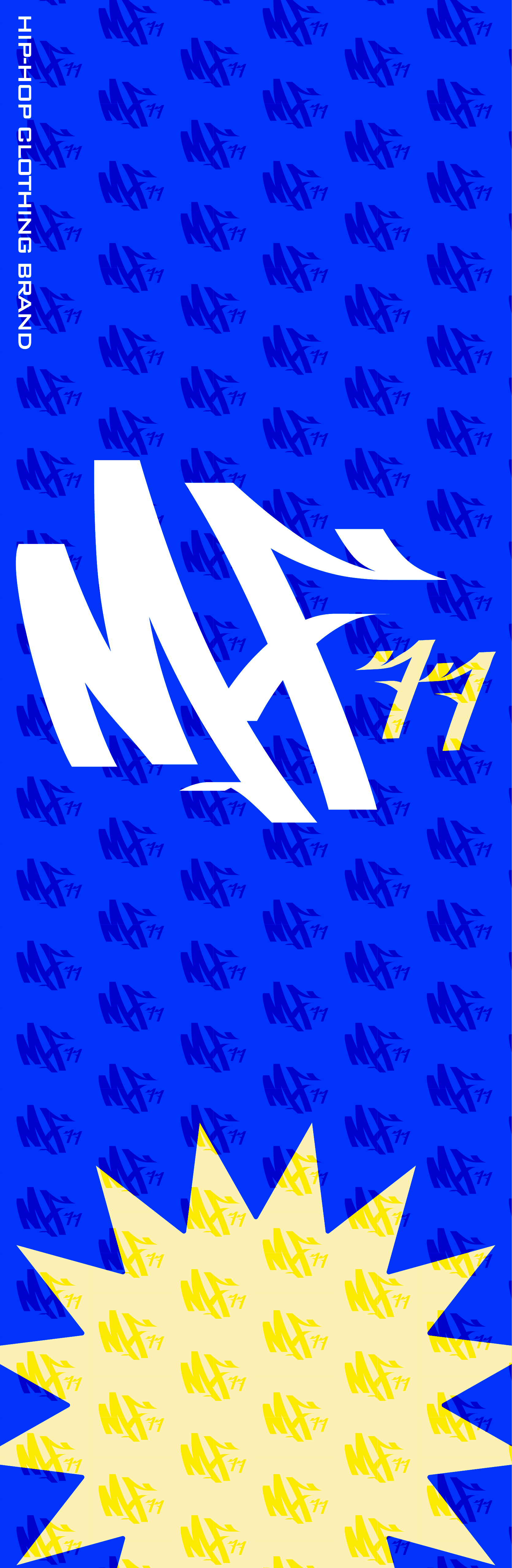 Vertical Yellow Banner